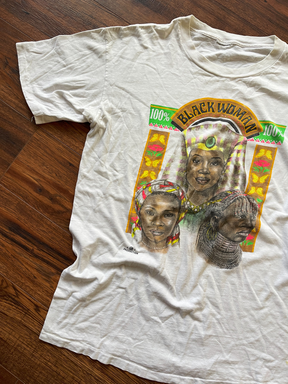 Vintage &quot;100% Black Woman” T-Shirt (1990&