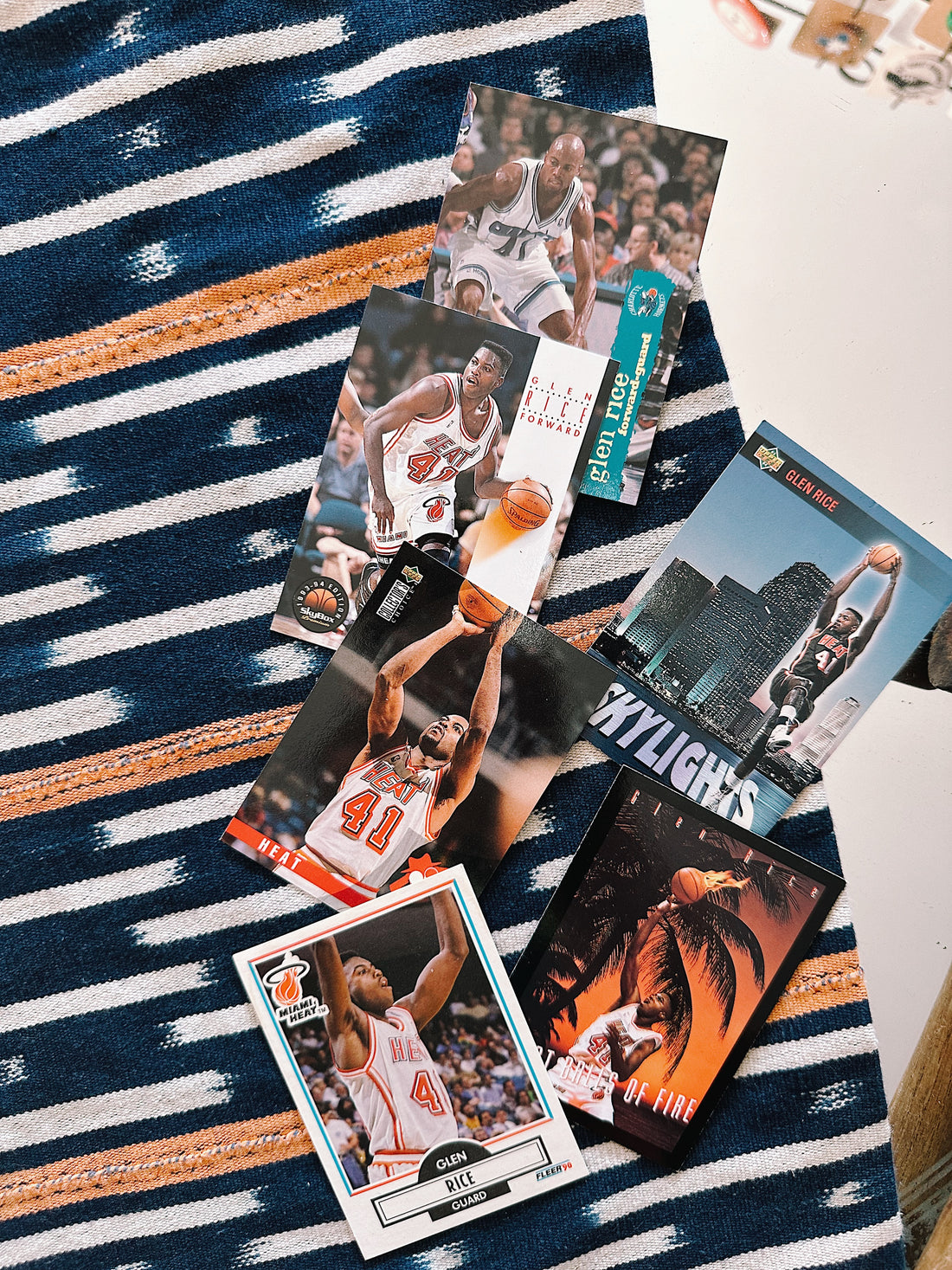 Vintage Trading Card Bundle// Glen Rice