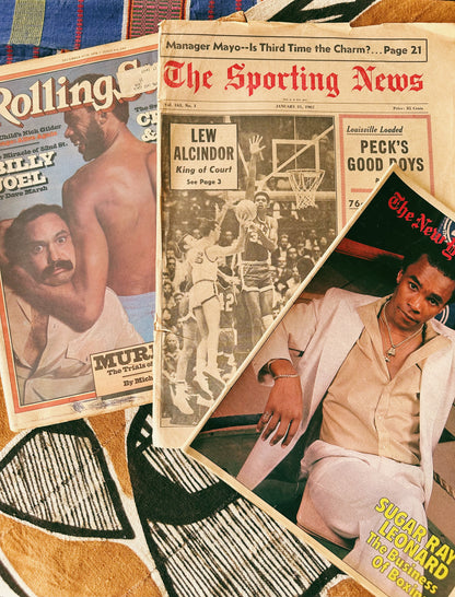Assorted Vintage Sports Newspaper Covers// Please Select