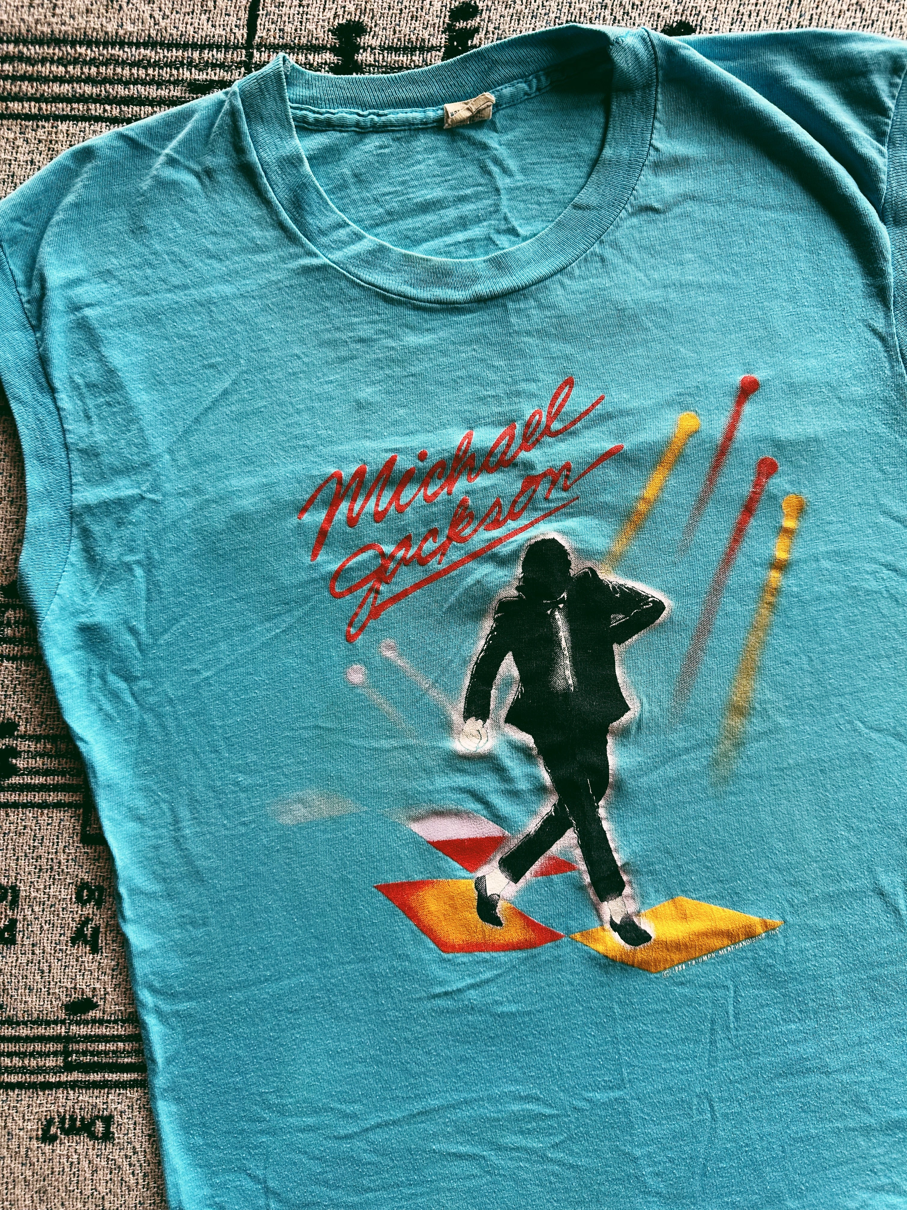 Vintage Michael Jackson Concert Sleeveless T-shirt (1984)