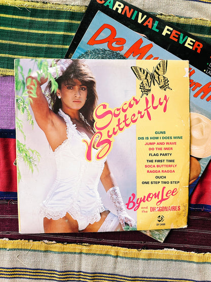 Vintage Soca, Reggae Vinyl Record Bundle (3 records)