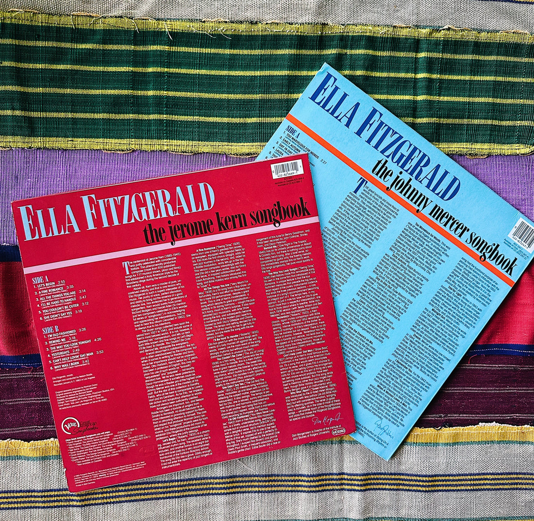 Vintage Ella Fitzgerald Vinyl Record Bundle (2 records)