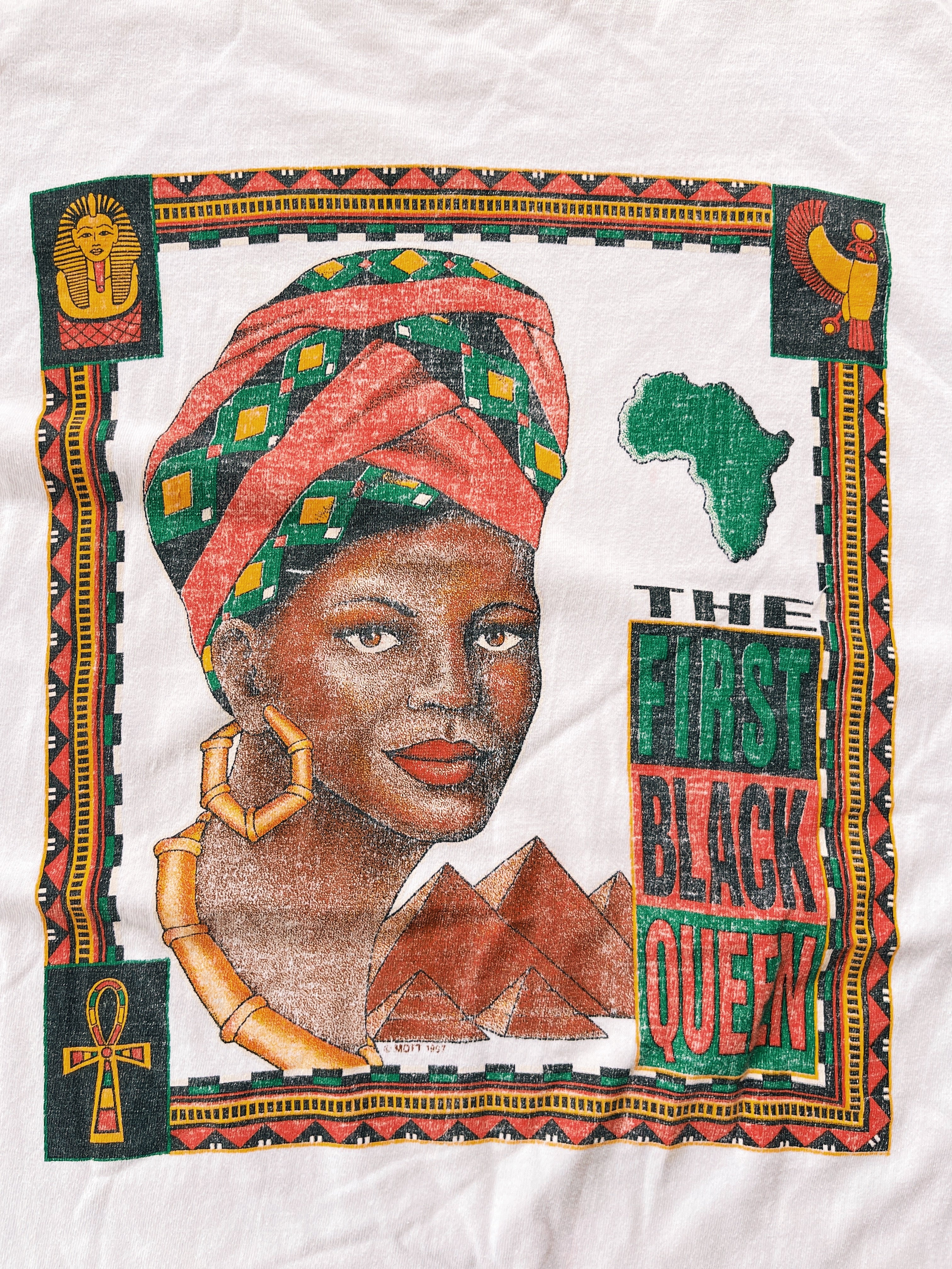 Vintage &quot;The First Black Queen&quot; T-Shirt (1993)