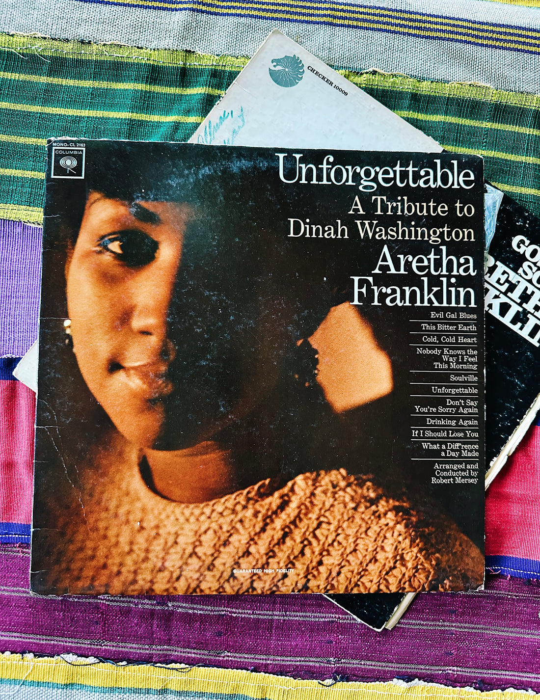 Vintage Aretha Franklin Vinyl Record Bundle (2 records)