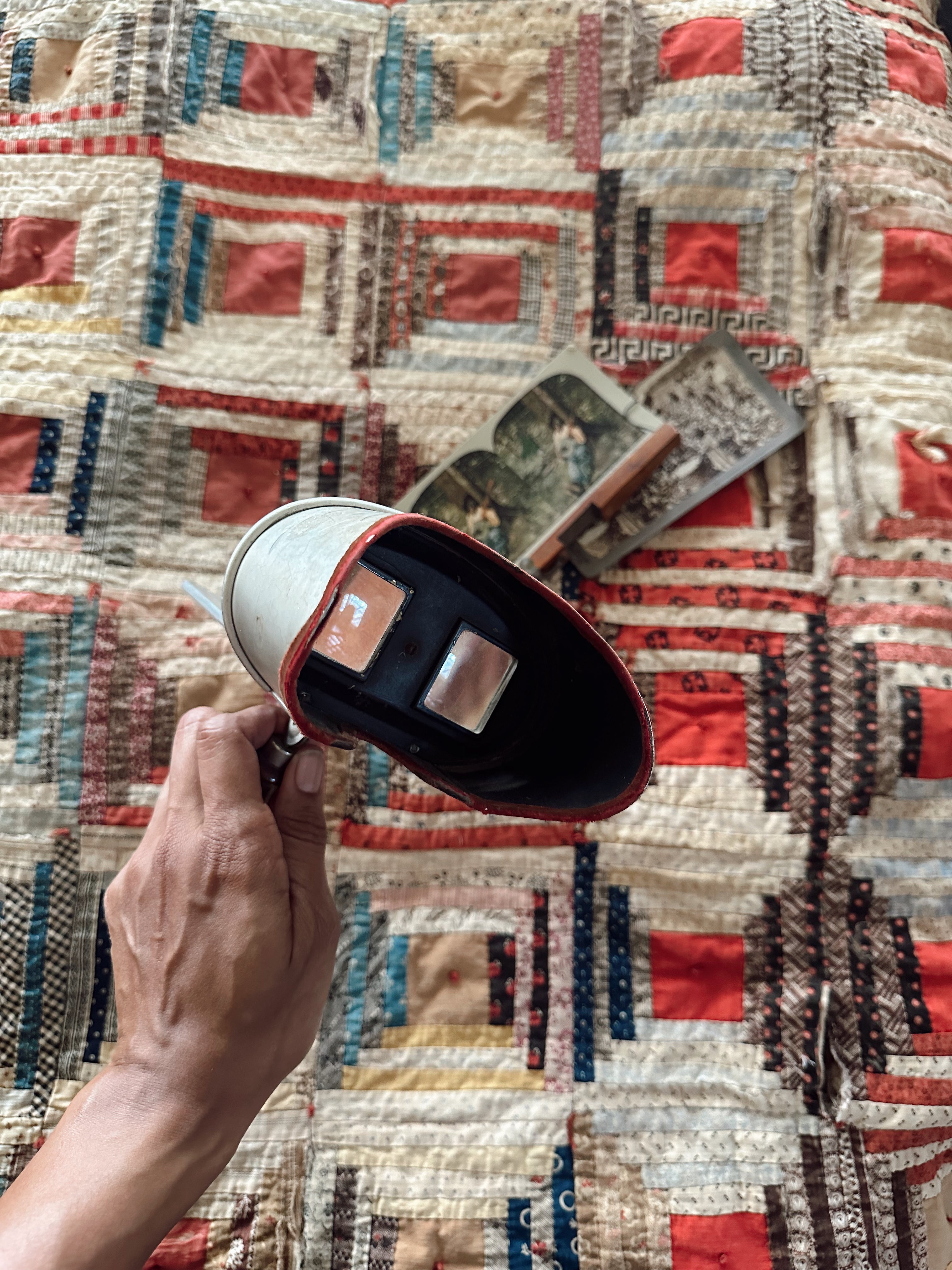 Vintage PerfecScope Stereoviewer &amp; Slide Bundle