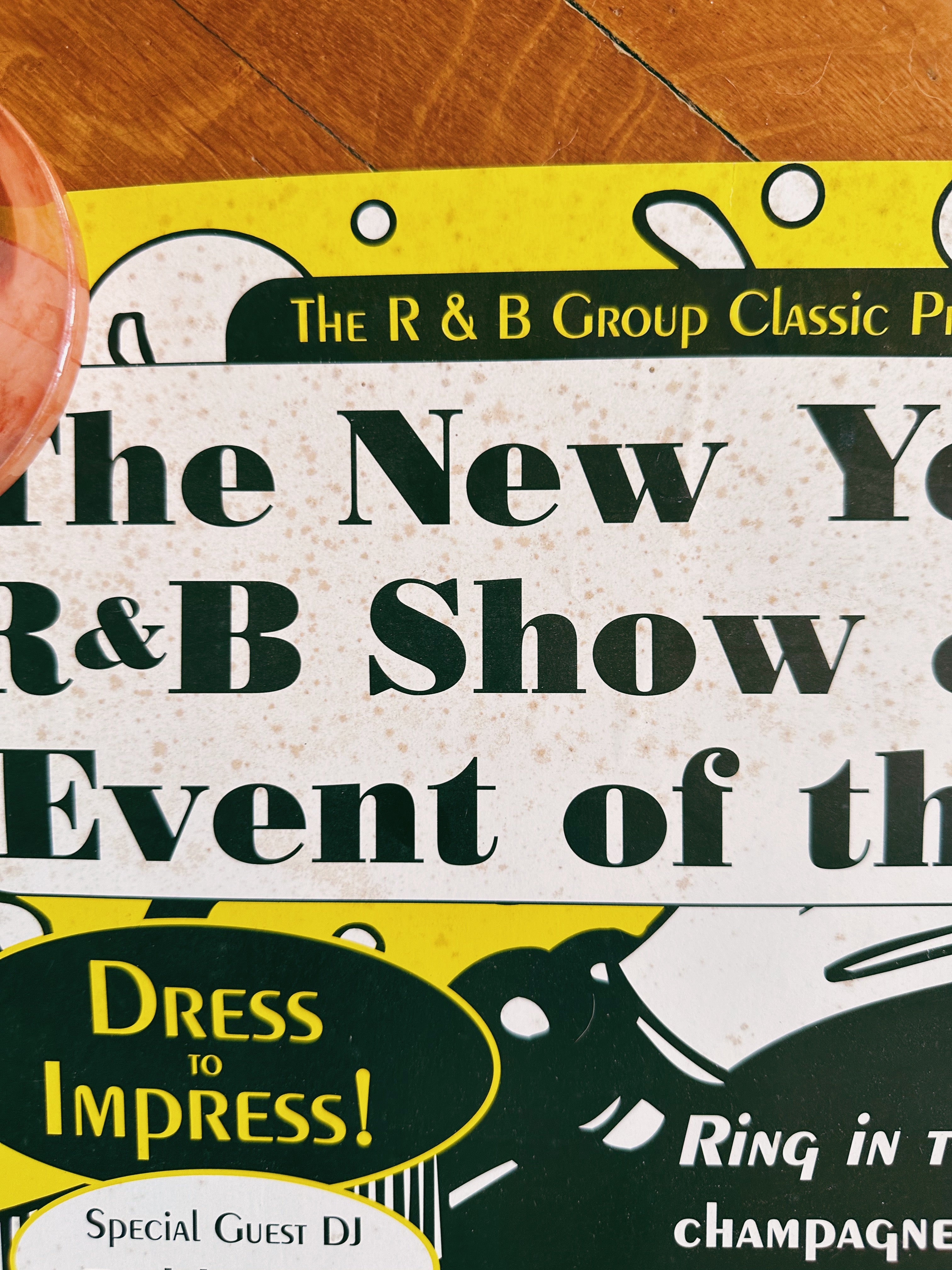 Vintage WBLS New Year’s Eve Concert Poster (1995)