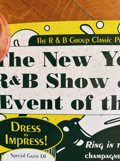 Vintage WBLS New Year’s Eve Concert Poster (1995)