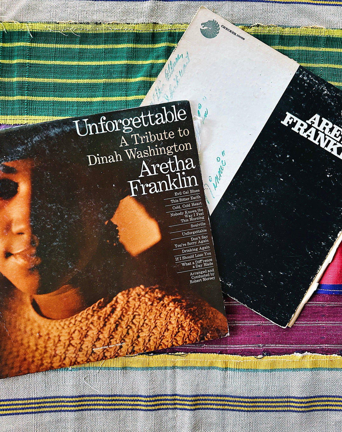 Vintage Aretha Franklin Vinyl Record Bundle (2 records)