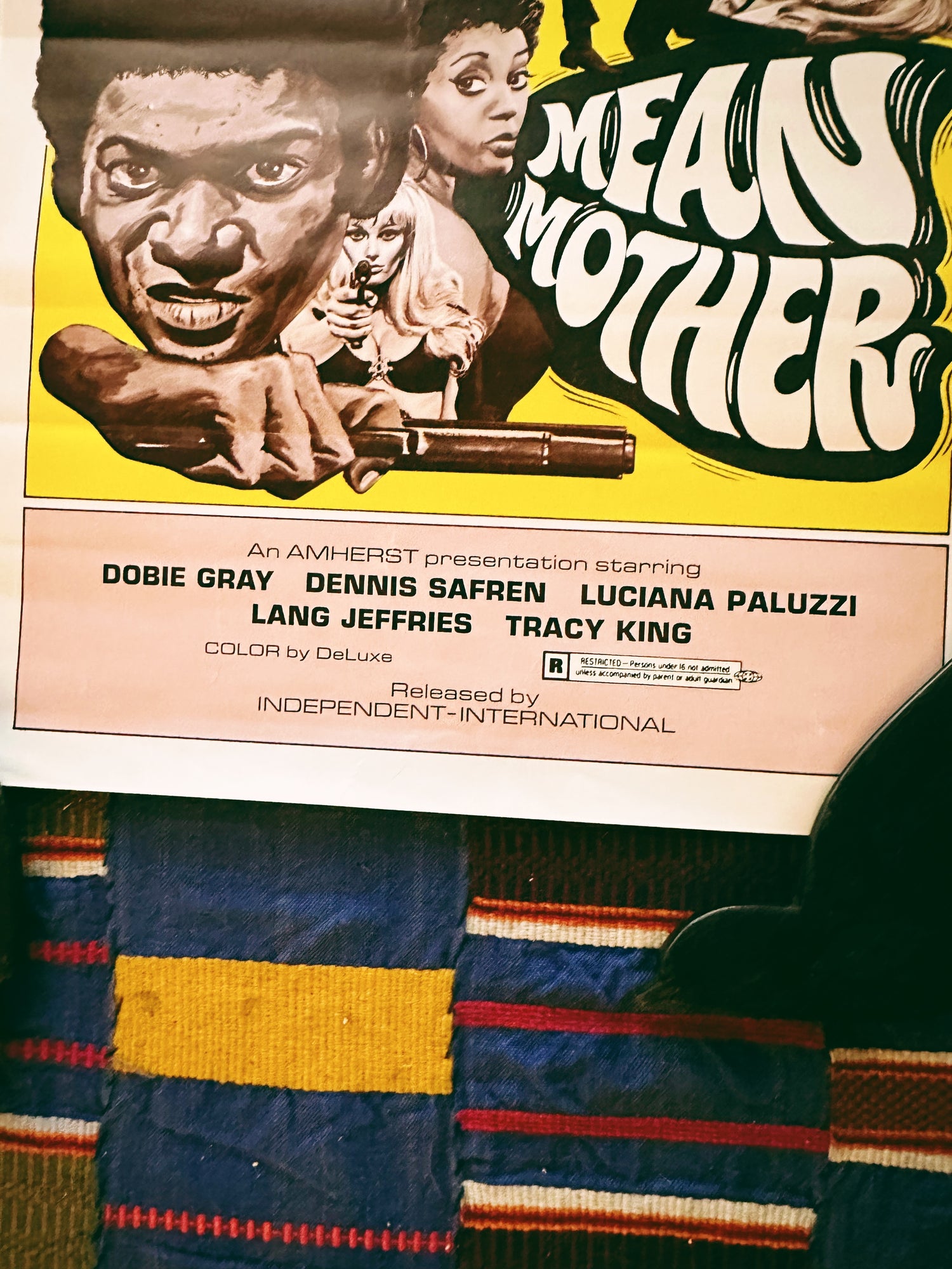 Vintage “Mean Mother” Movie Poster (1973)