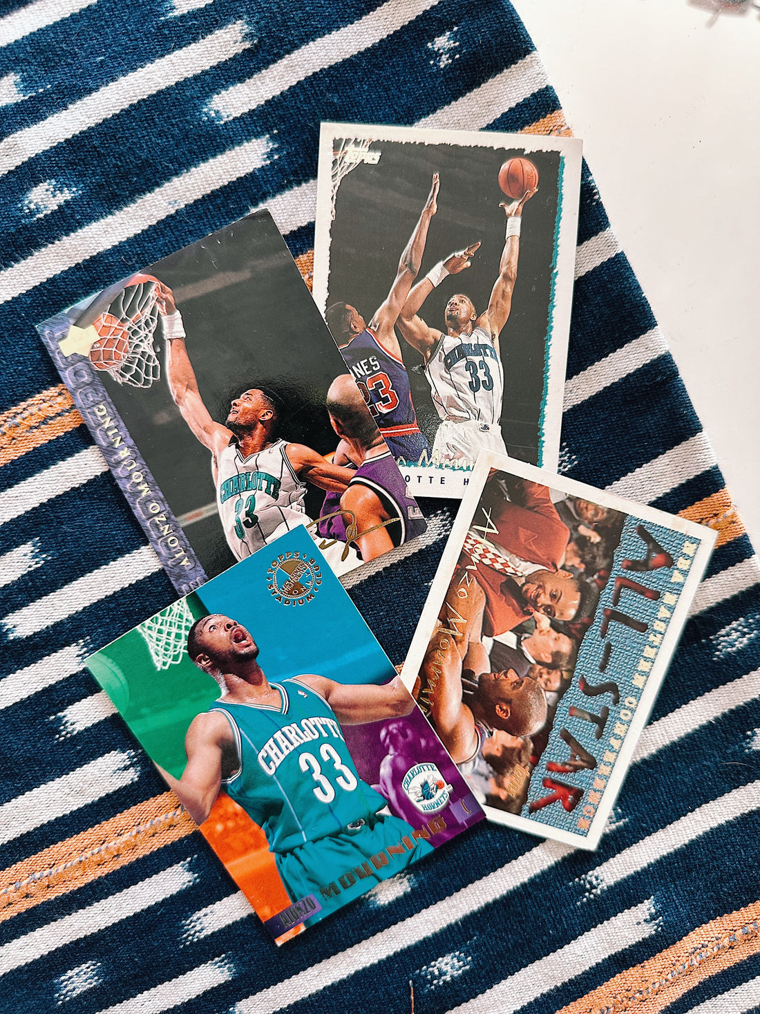 Vintage Trading Card Bundle// Alonzo Mourning