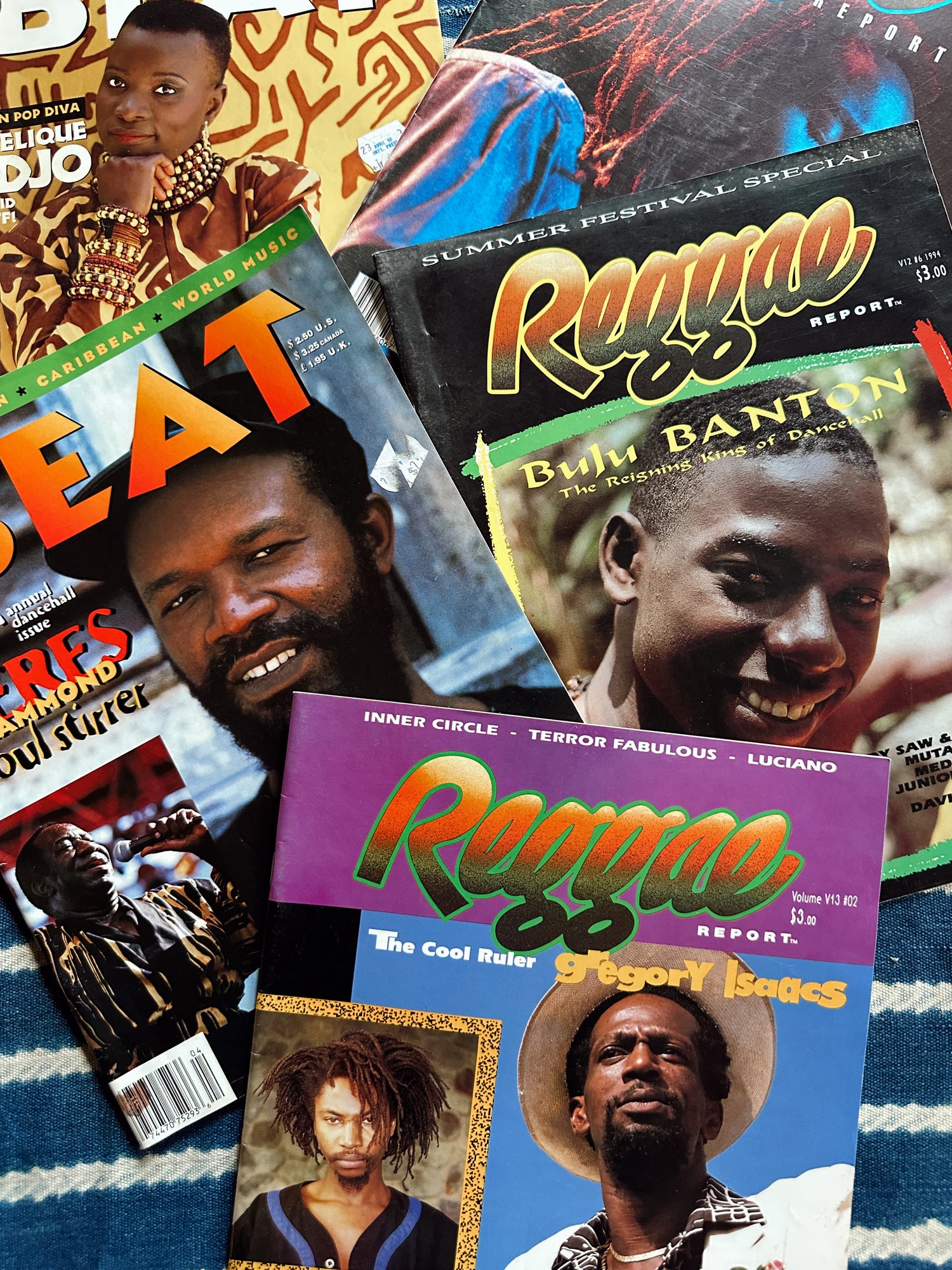 Vintage The Beat Reggae Magazine // Please Select