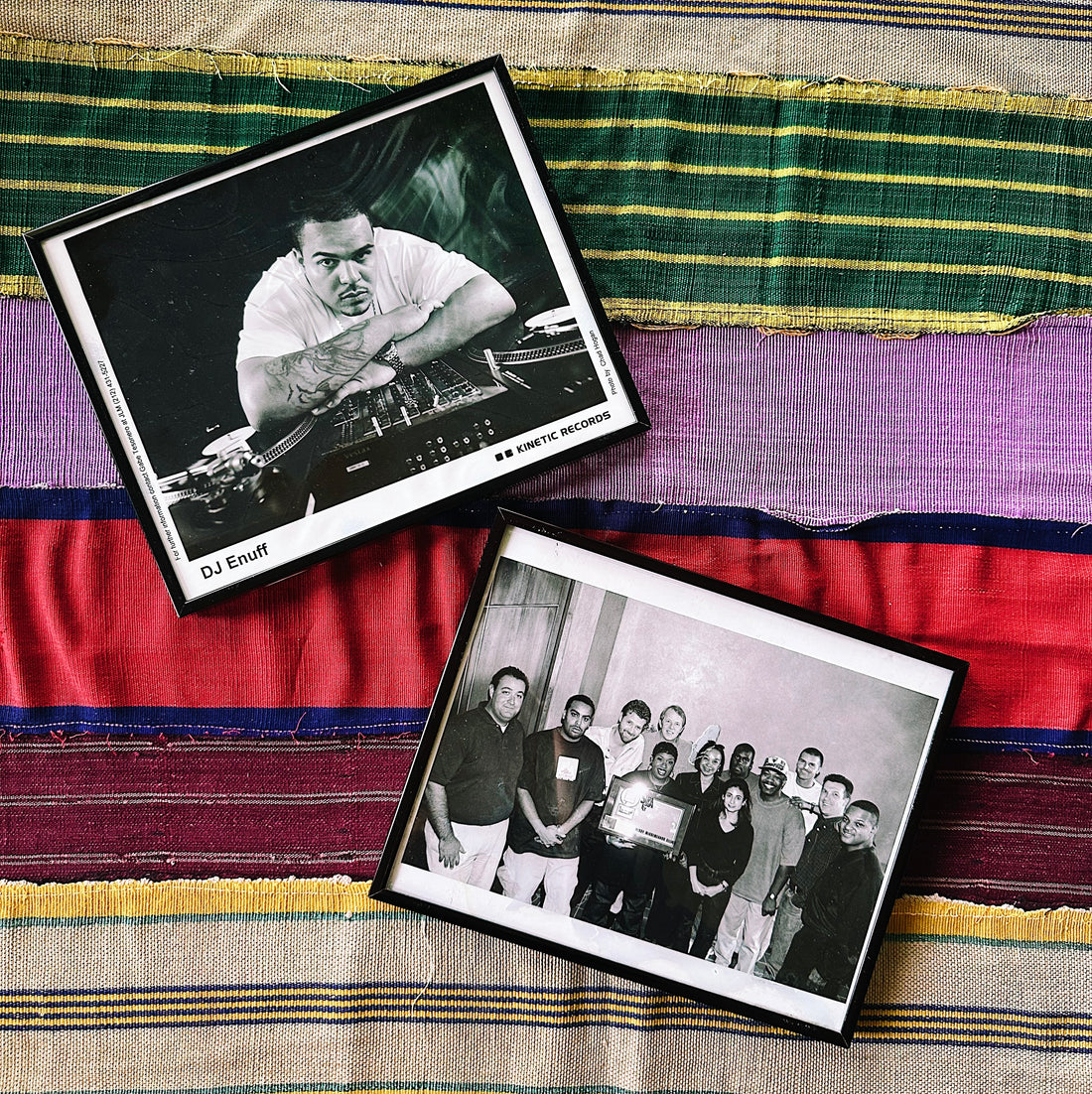 Vintage Framed Hip Hop Press Photos