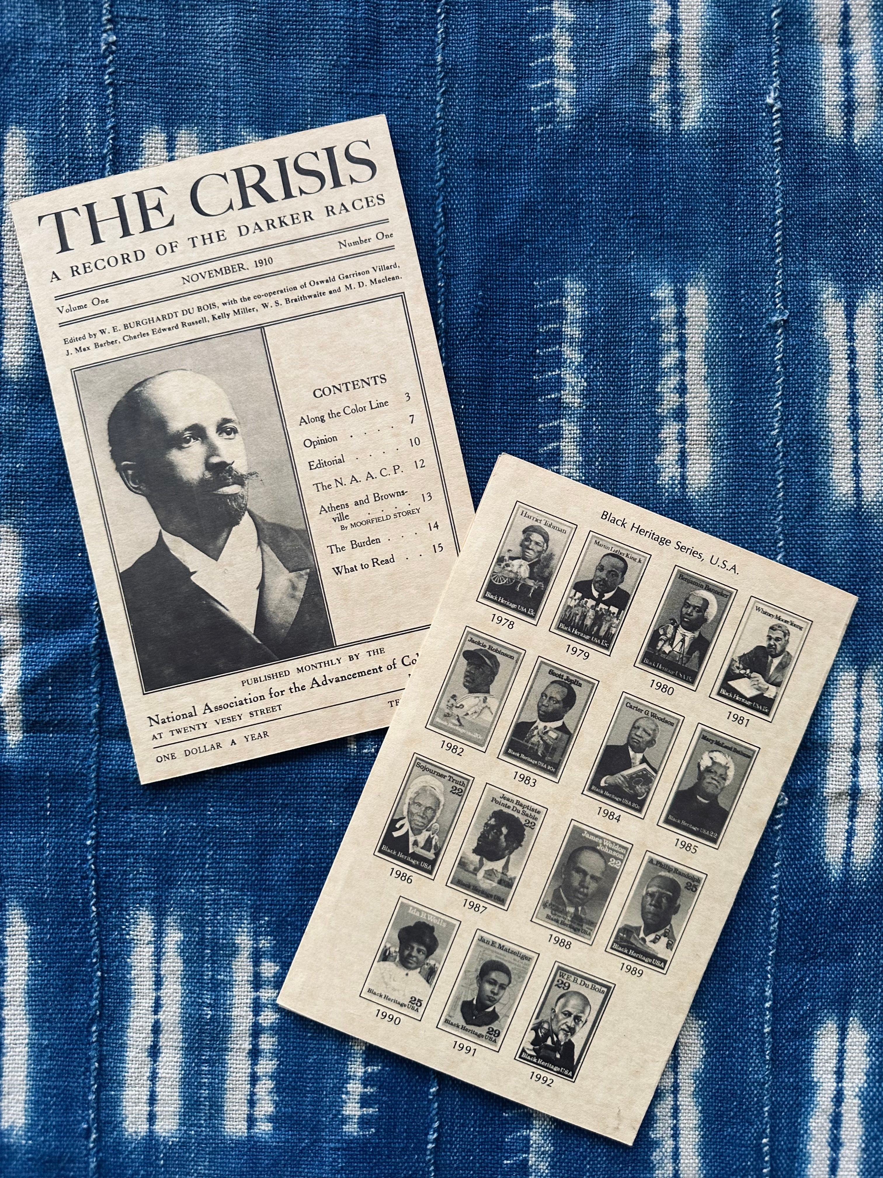 Vintage WEB DuBois Commemorative Postal Stamp Booklet (Montclair, NJ)