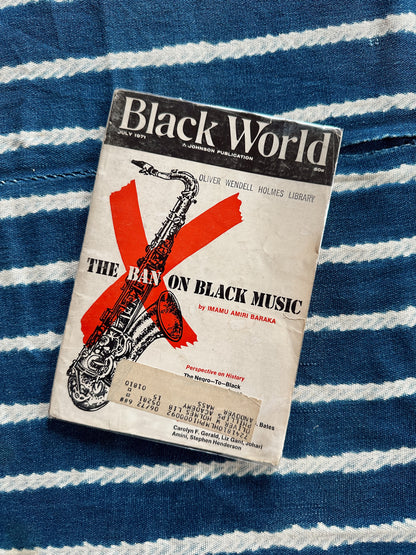 Vintage Black World Magazine // Please Select