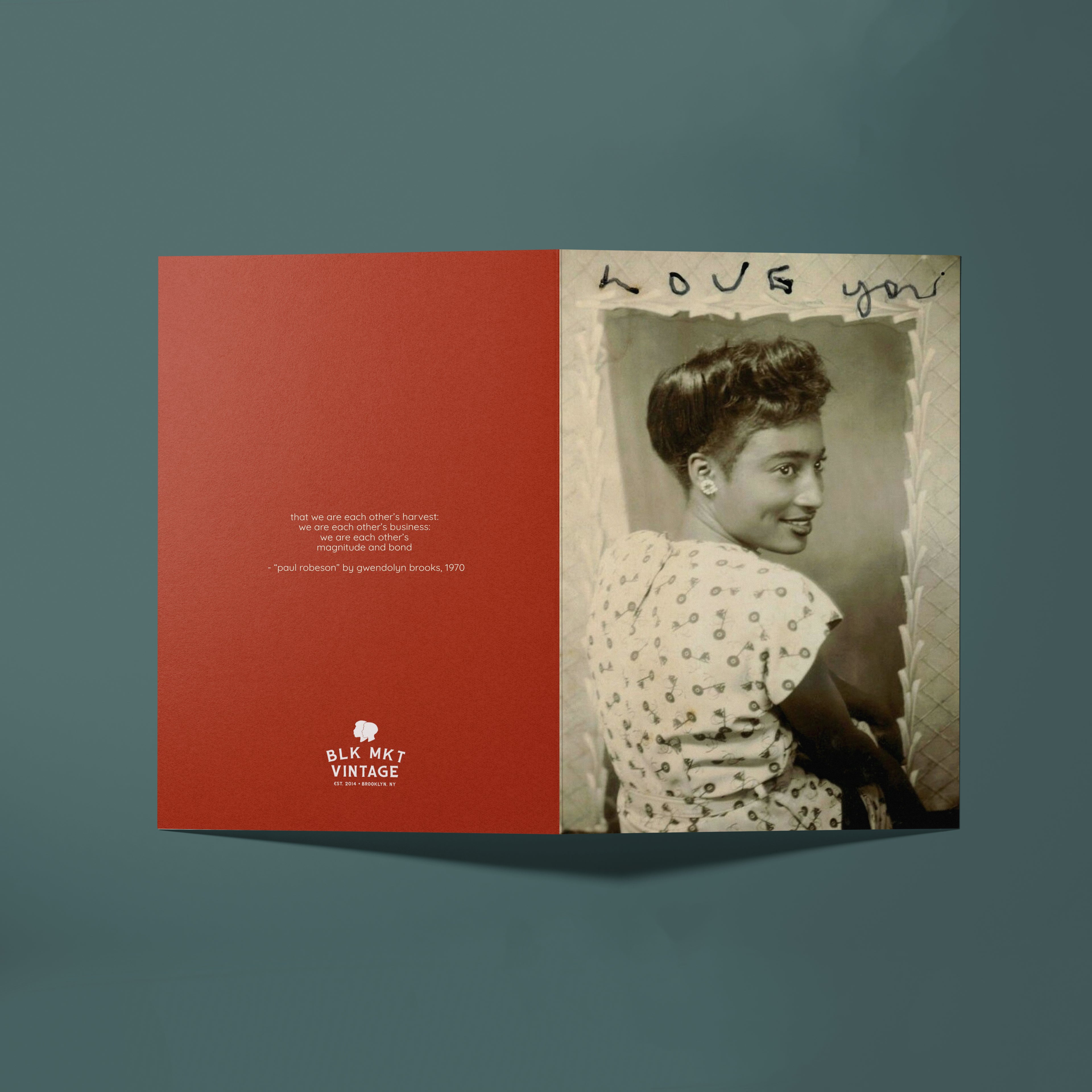 "Magnitude &amp; Bond" Blk Love Notes (Please Select)