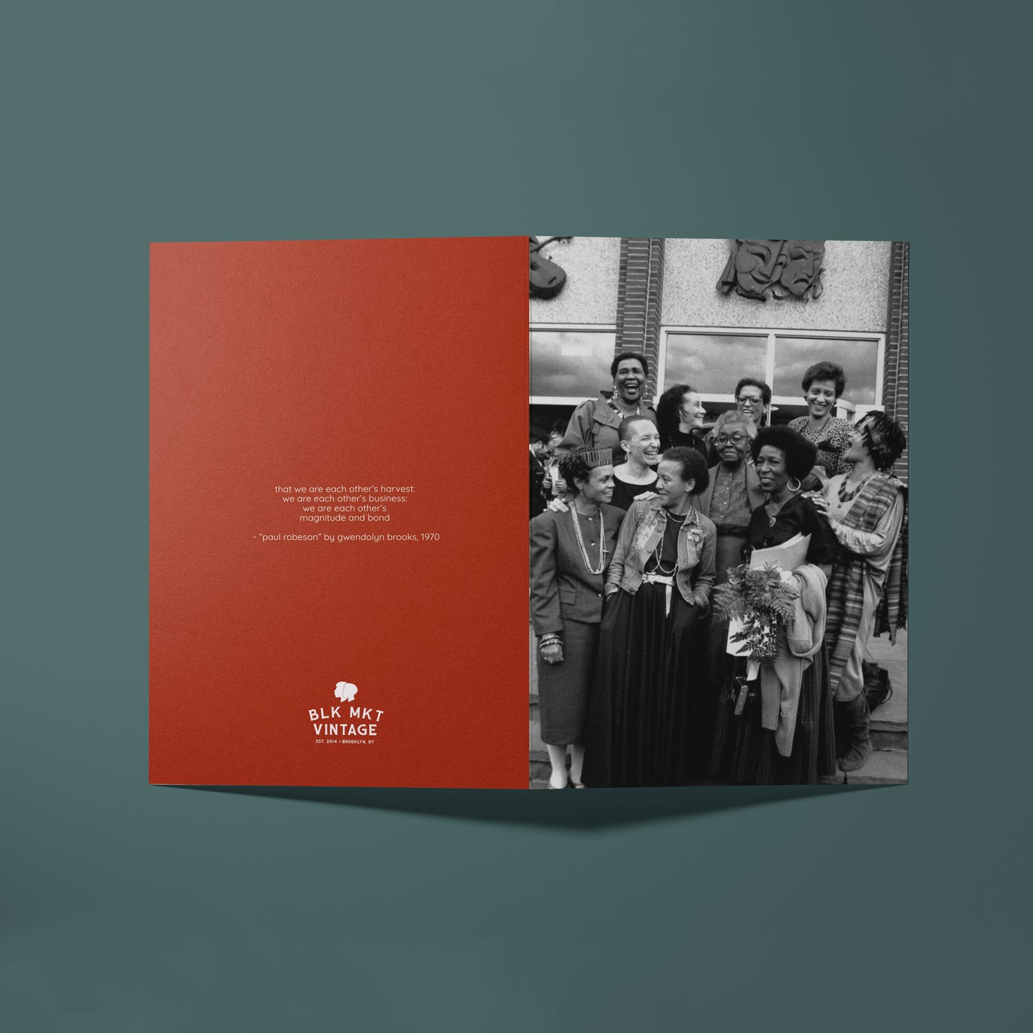 "Magnitude &amp; Bond" Blk Love Notes (Please Select)