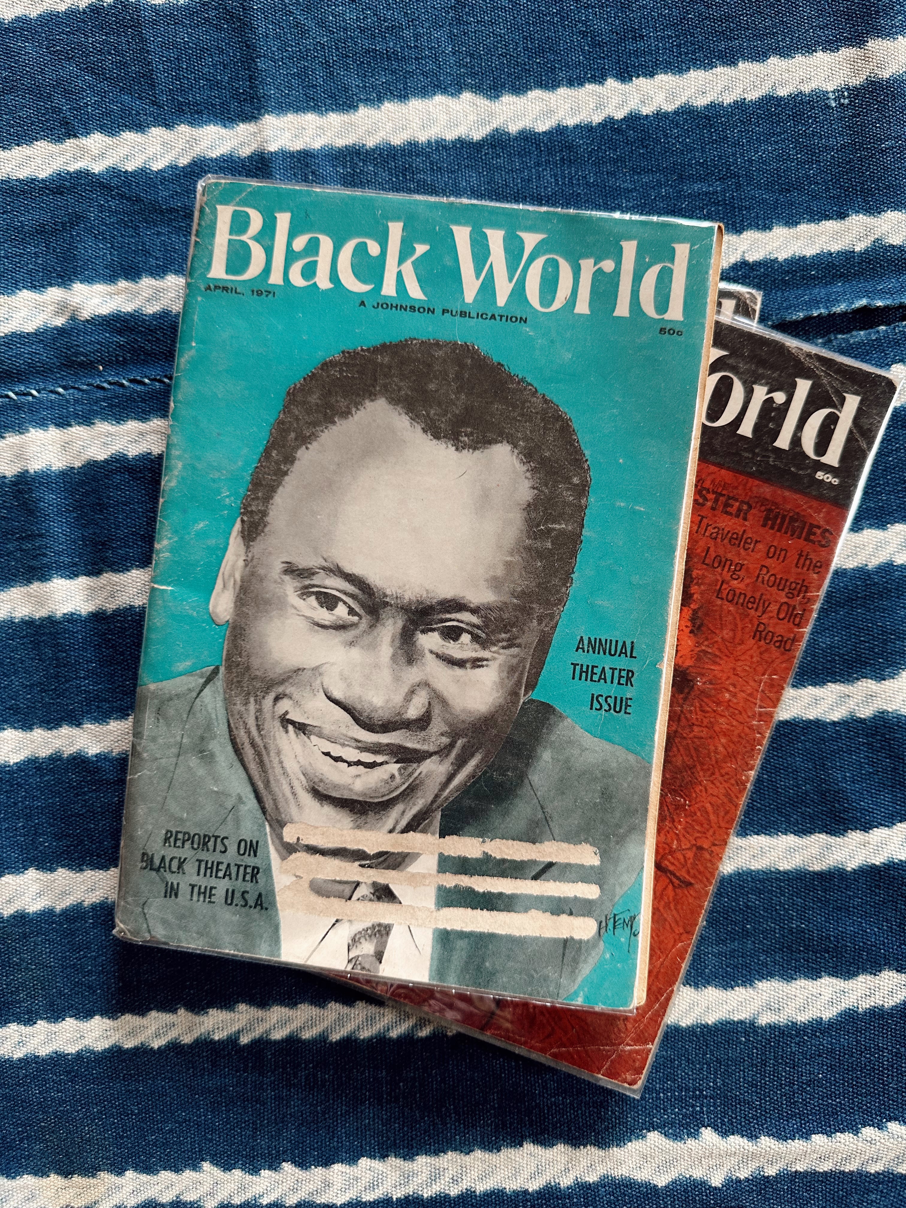 Vintage Black World Magazine // Please Select