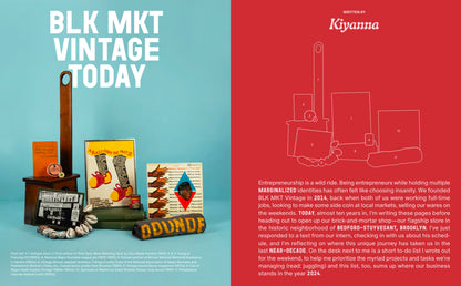 Hardcover &quot;BLK MKT Vintage: Reclaiming Objects and Curiosities That Tell Black Stories&quot;
