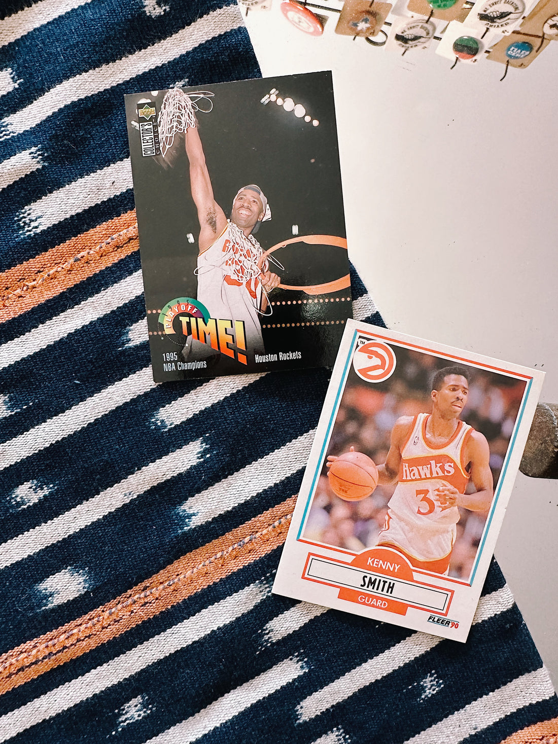 Vintage Trading Card Bundle// Kenny Smith