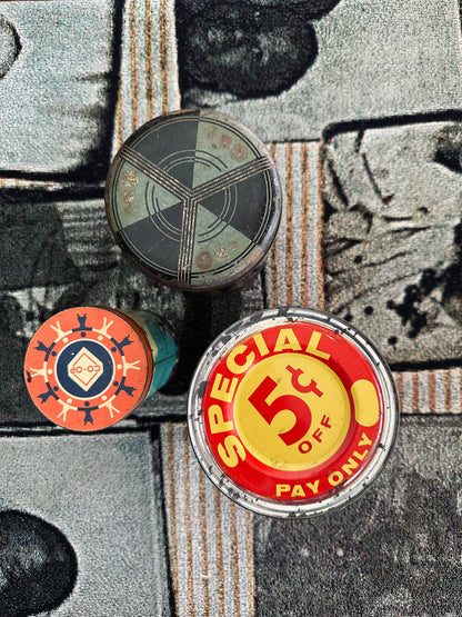 Vintage Mid-Century Tins (Please Select)