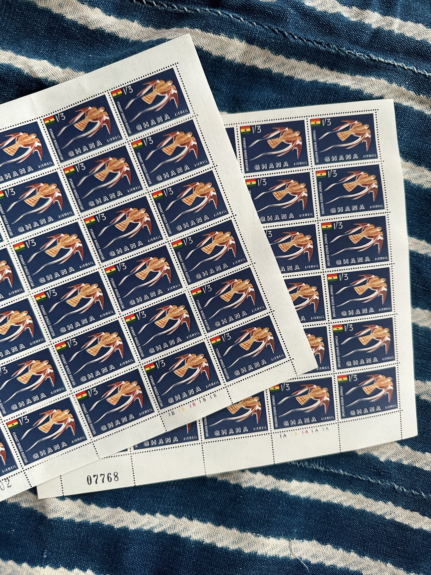 Vintage African Postal Stamp Sheets // Please Select