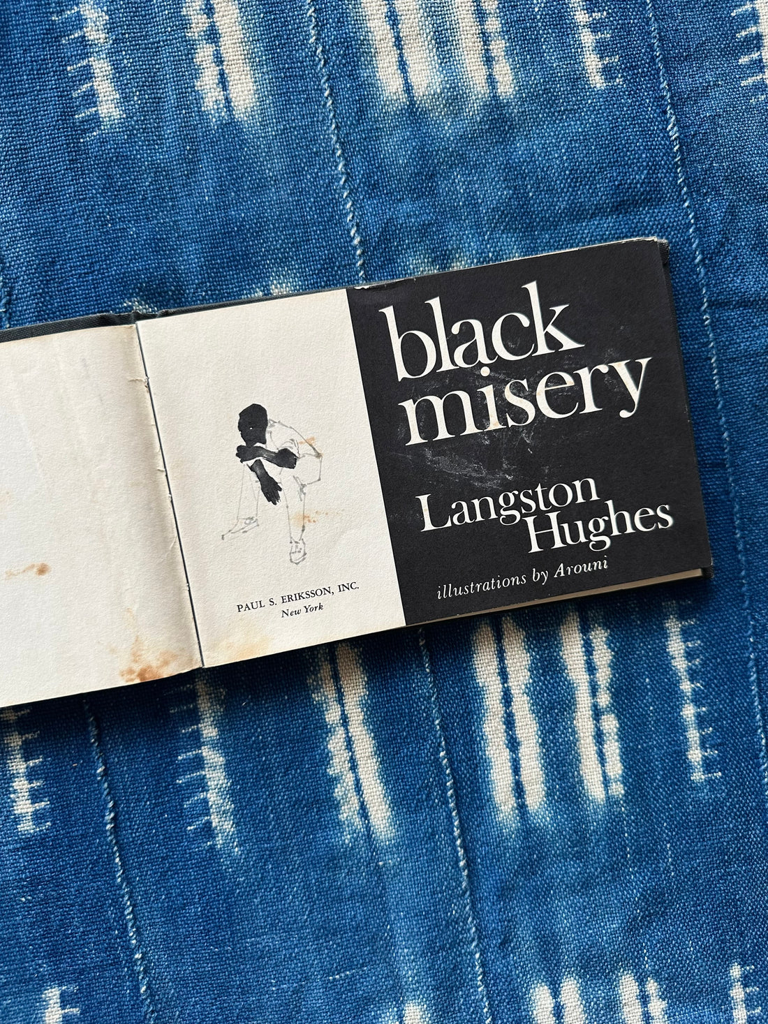Vintage "Black Misery" by Langston Hughes (First Edition, 1969)