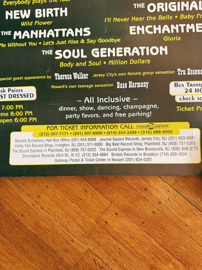 Vintage WBLS New Year’s Eve Concert Poster (1995)