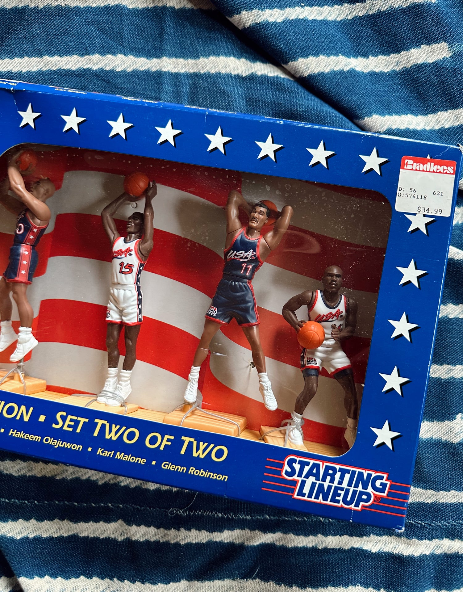 Vintage USA Dream Team NBA Starting Lineup Toys - Set 2 (1996)