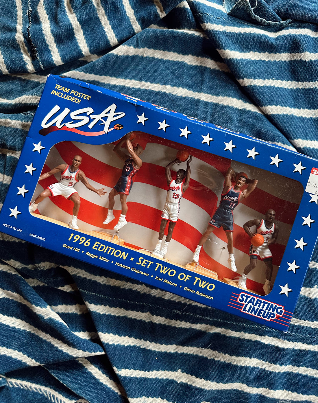 Vintage Boxed Dream Team NBA Starting Lineup Figures (1996)