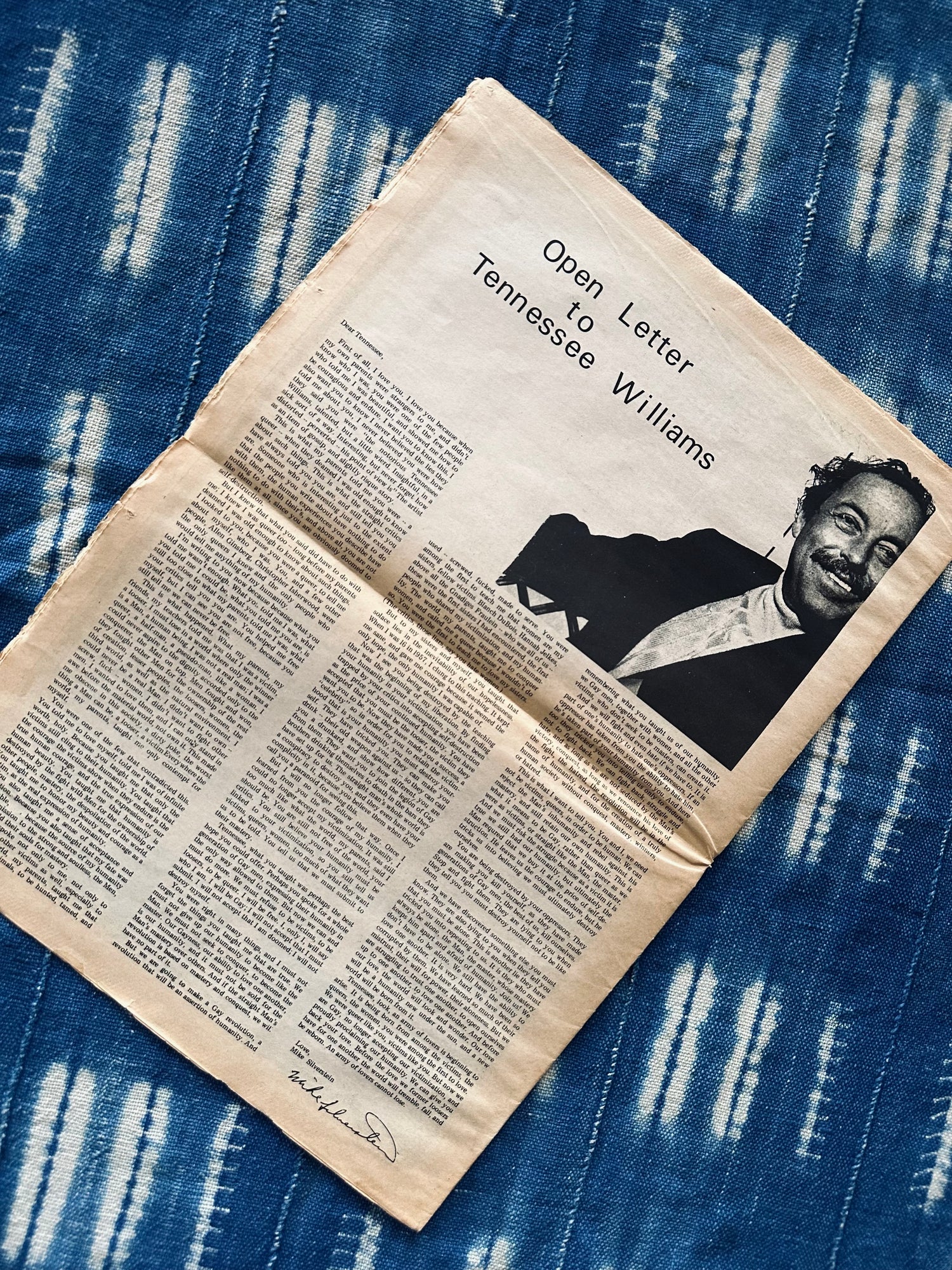 Vintage People’s Gay Sunshine Newspaper // James Baldwin Cover