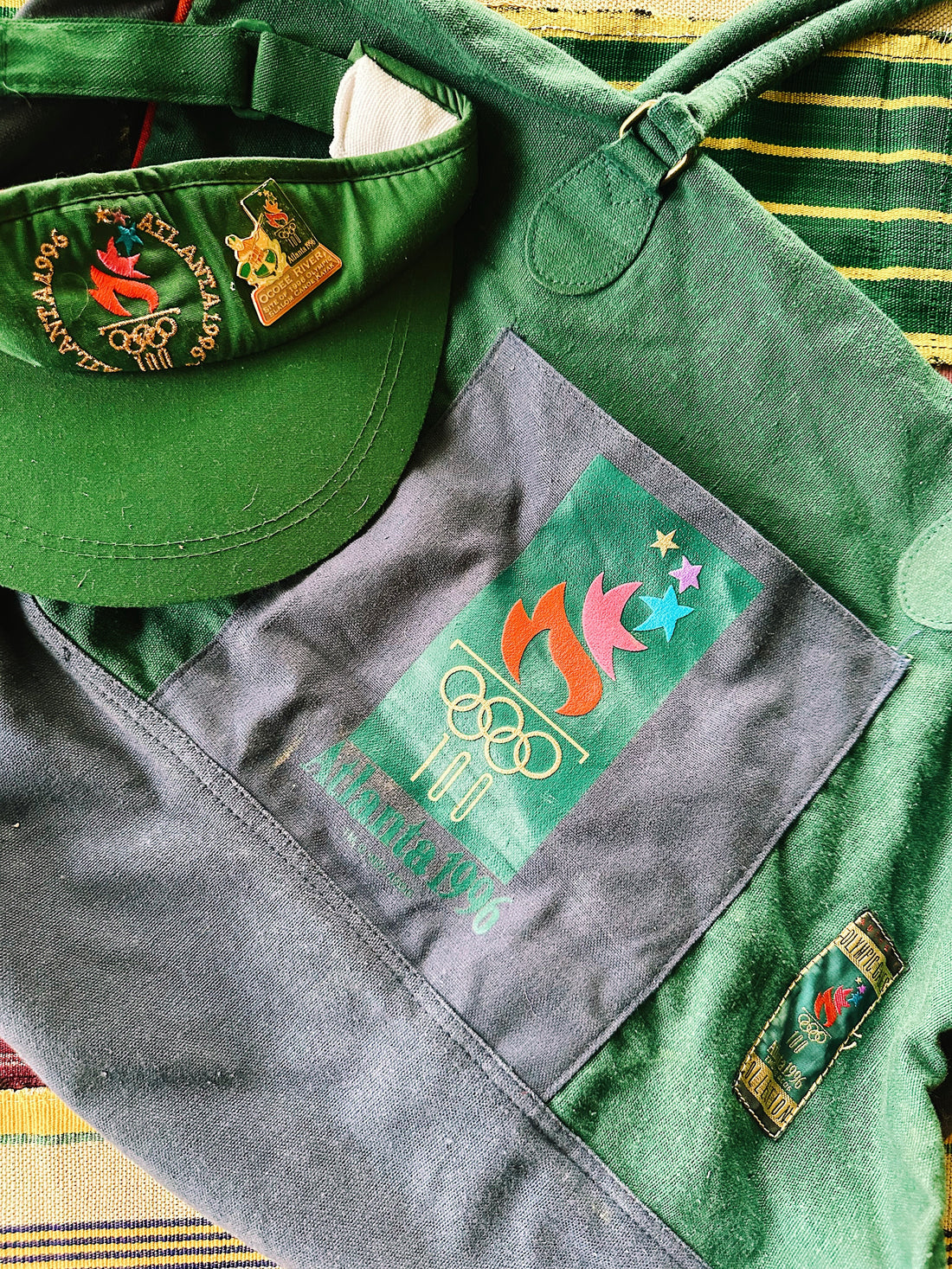 Vintage Atlanta Olympics Hat and Bag Bundle (1996)