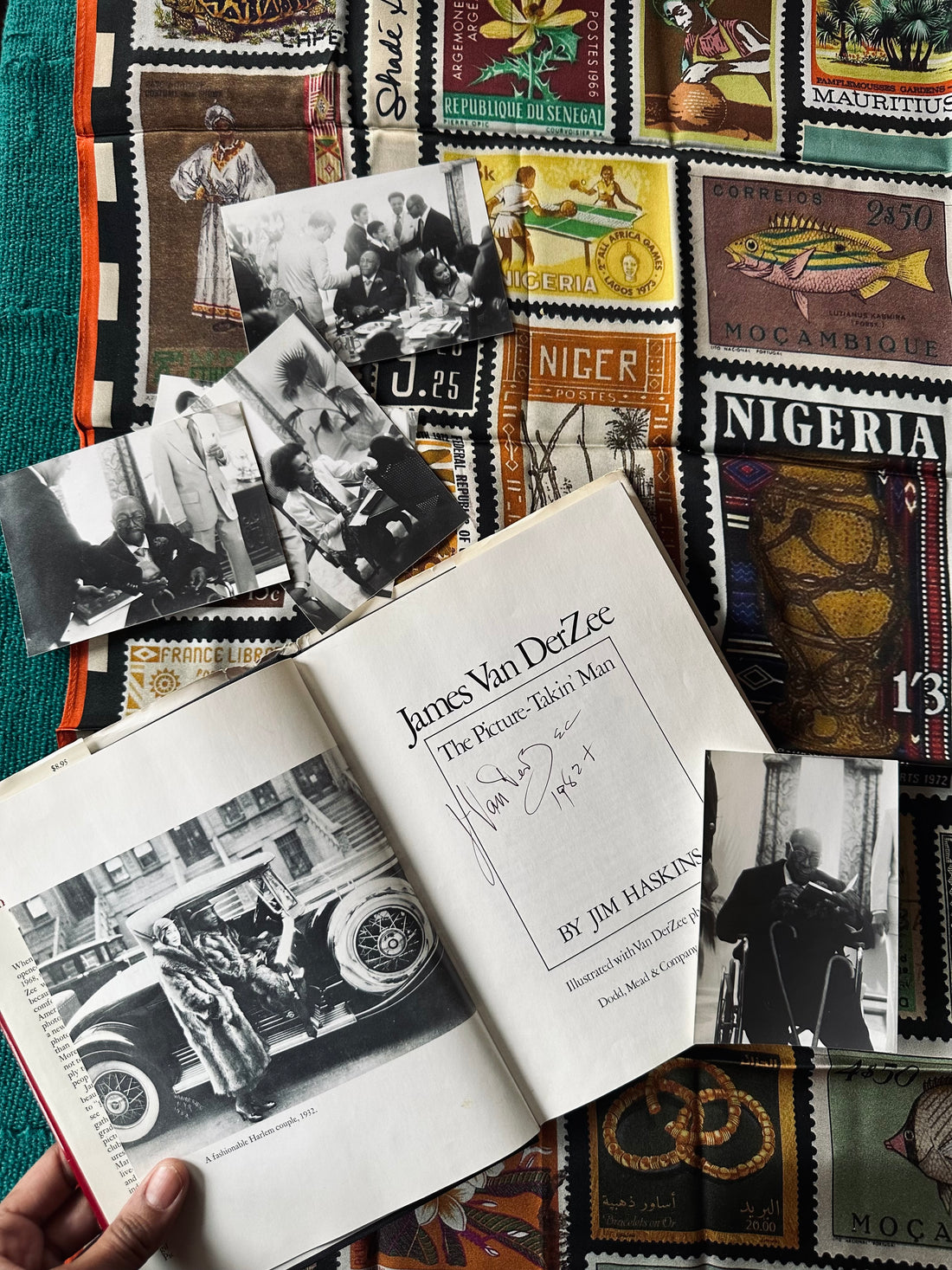 Vintage SIGNED “James Van Der Zee: The Picture-Takin’ Man” &amp; Photos