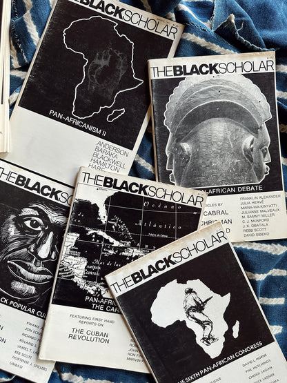 Vintage Black Scholar Journal Issues (Please Select)