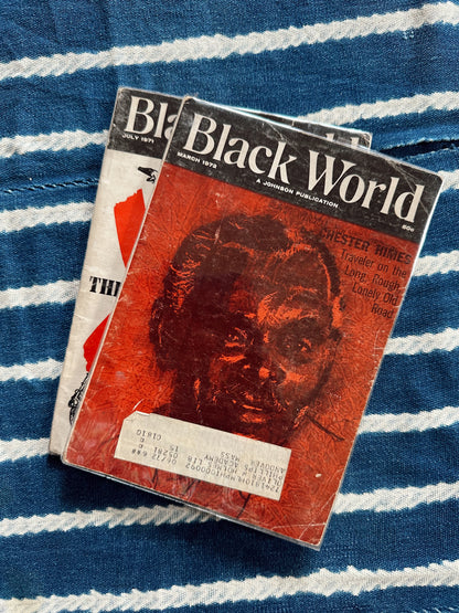 Vintage Black World Magazine // Please Select