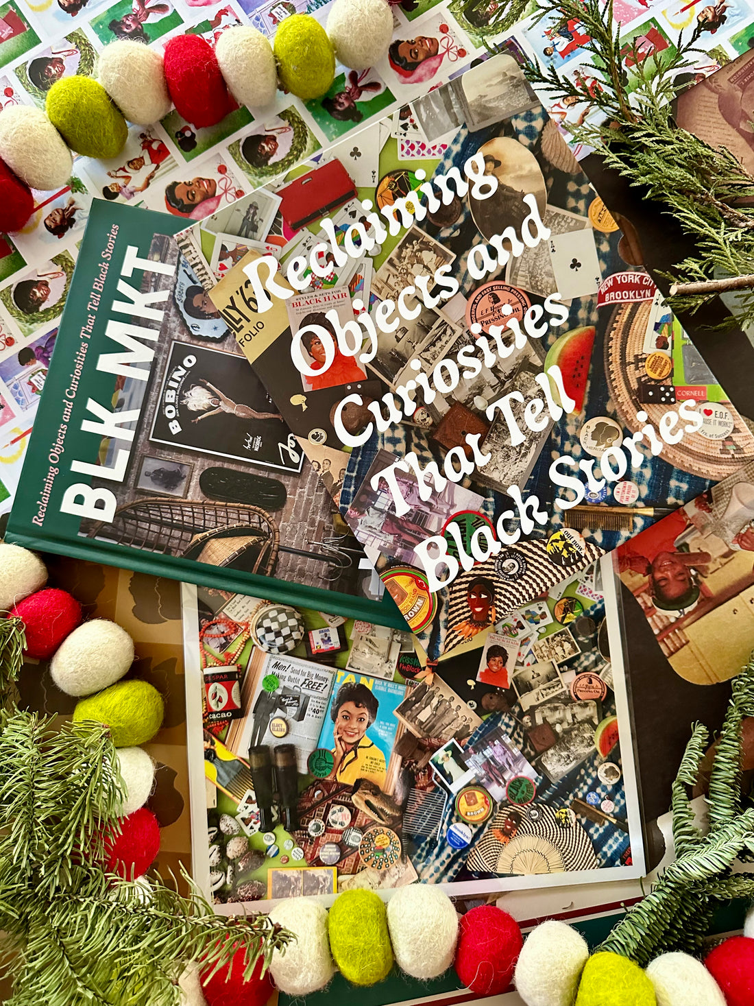 Limited Edition Hardcover &quot;BLK MKT Vintage: Reclaiming Objects and Curiosities That Tell Black Stories&quot; in Custom Slipcase