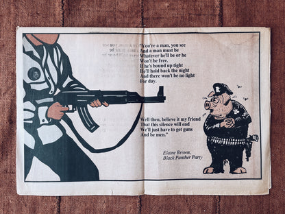 Original Black Panther Party Newspaper // Bobby Seale (1970)
