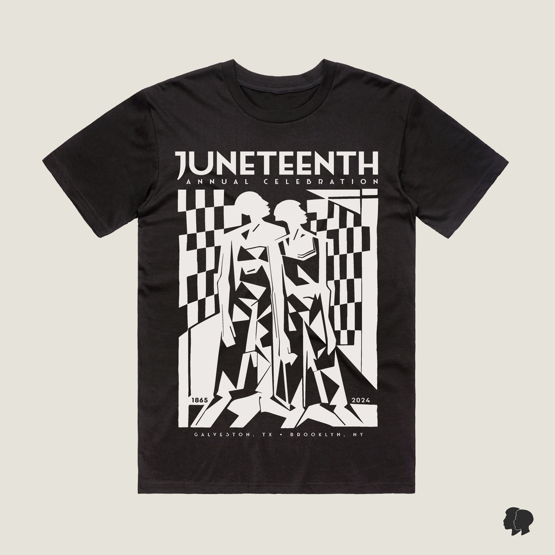 Juneteenth 2024 T-Shirt in Faded Black