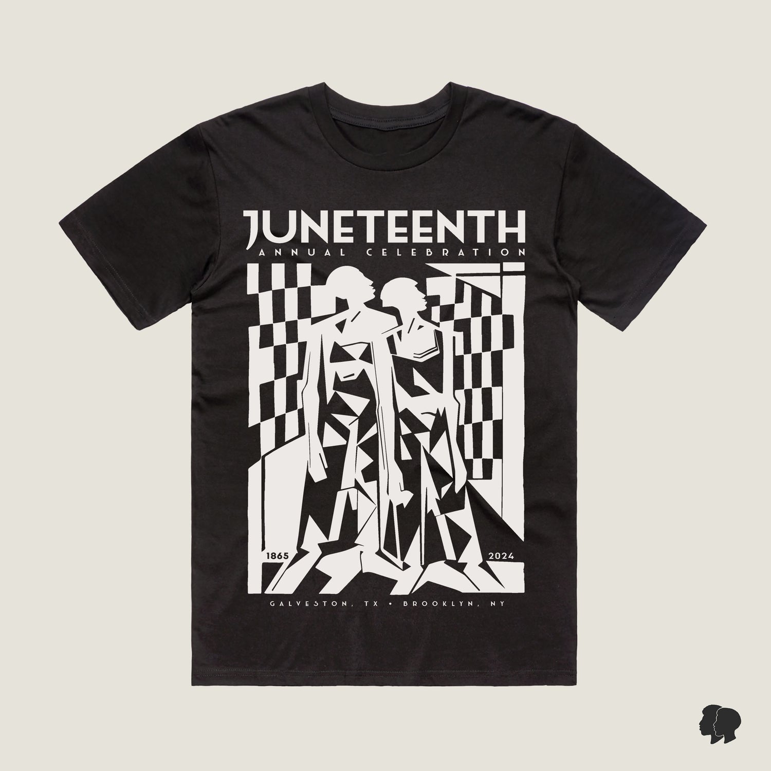 Juneteenth 2024 T-Shirt in Faded Black
