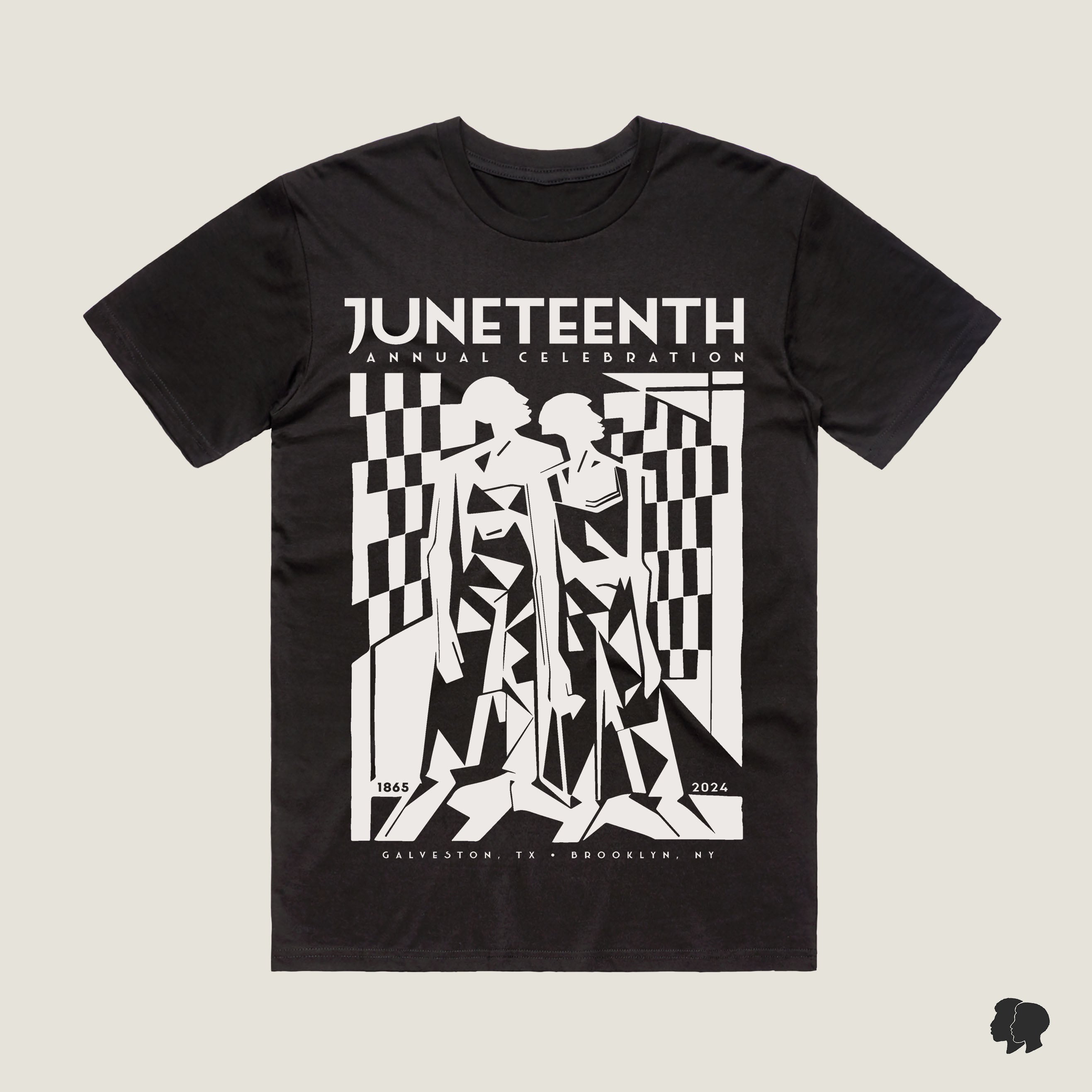 Juneteenth 2024 T-Shirt in Faded Black