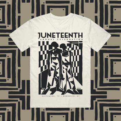 Juneteenth 2024 T-Shirt in Creme