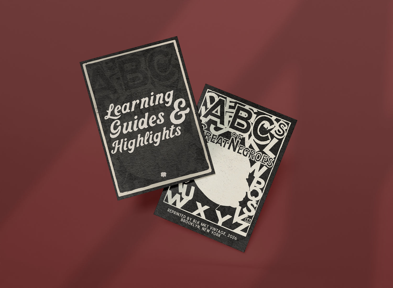 ABC’s of Great Negroes Flashcards (1933) -- Full Set