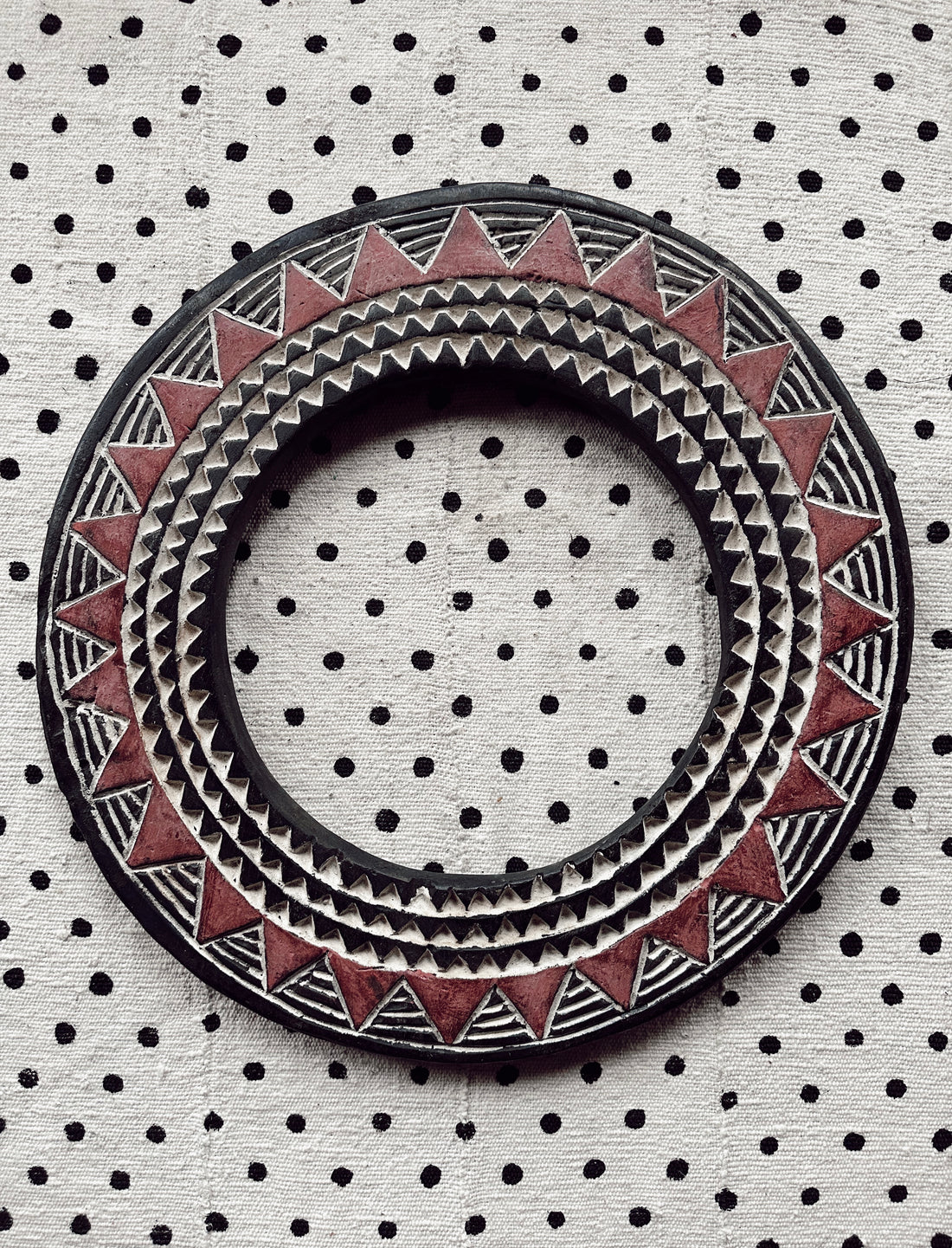 Vintage Carved Large Shield (Côte D&