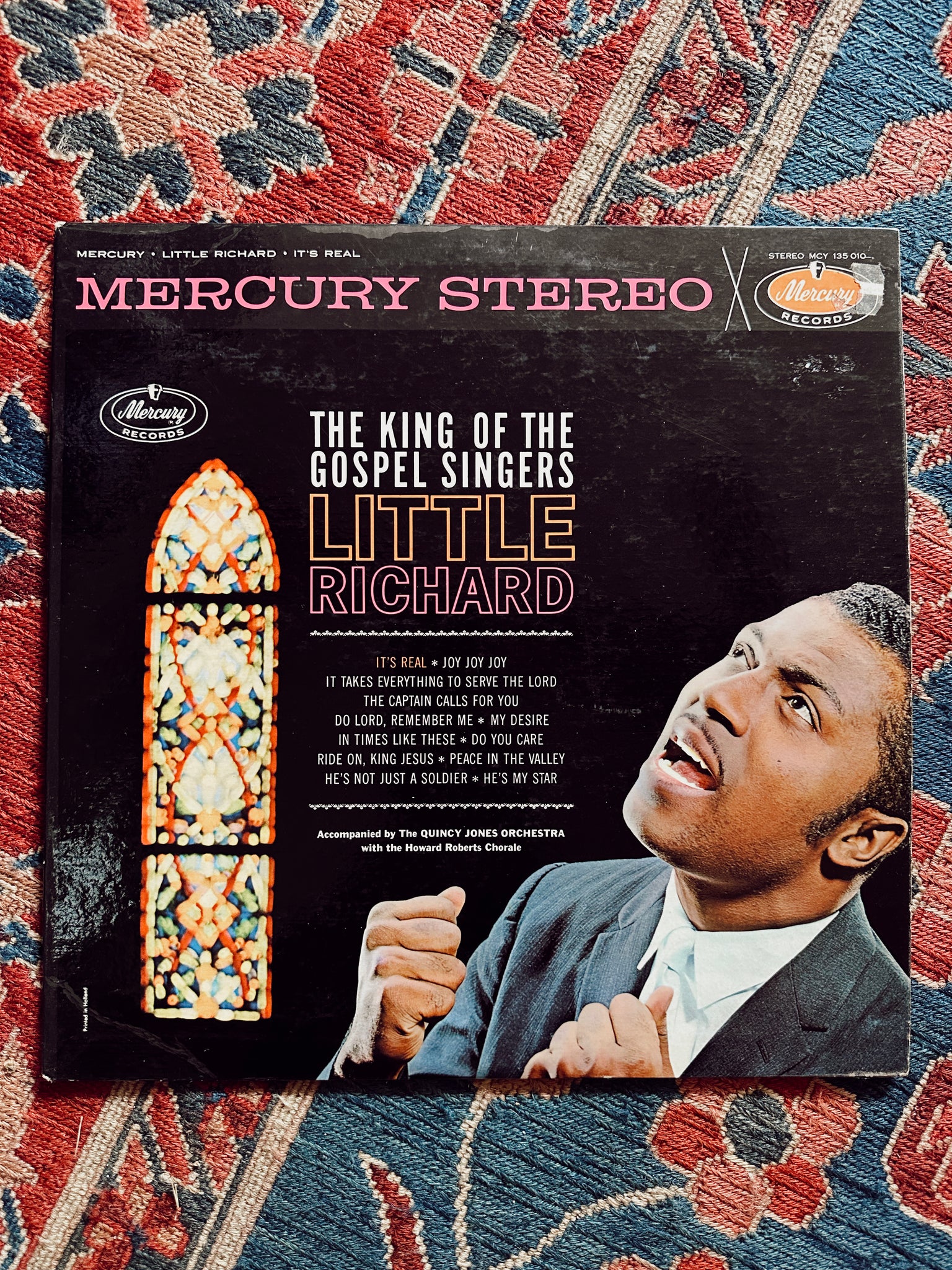 Vintage "King of Gospel Singers Little Richard" Vinyl Record (1961)