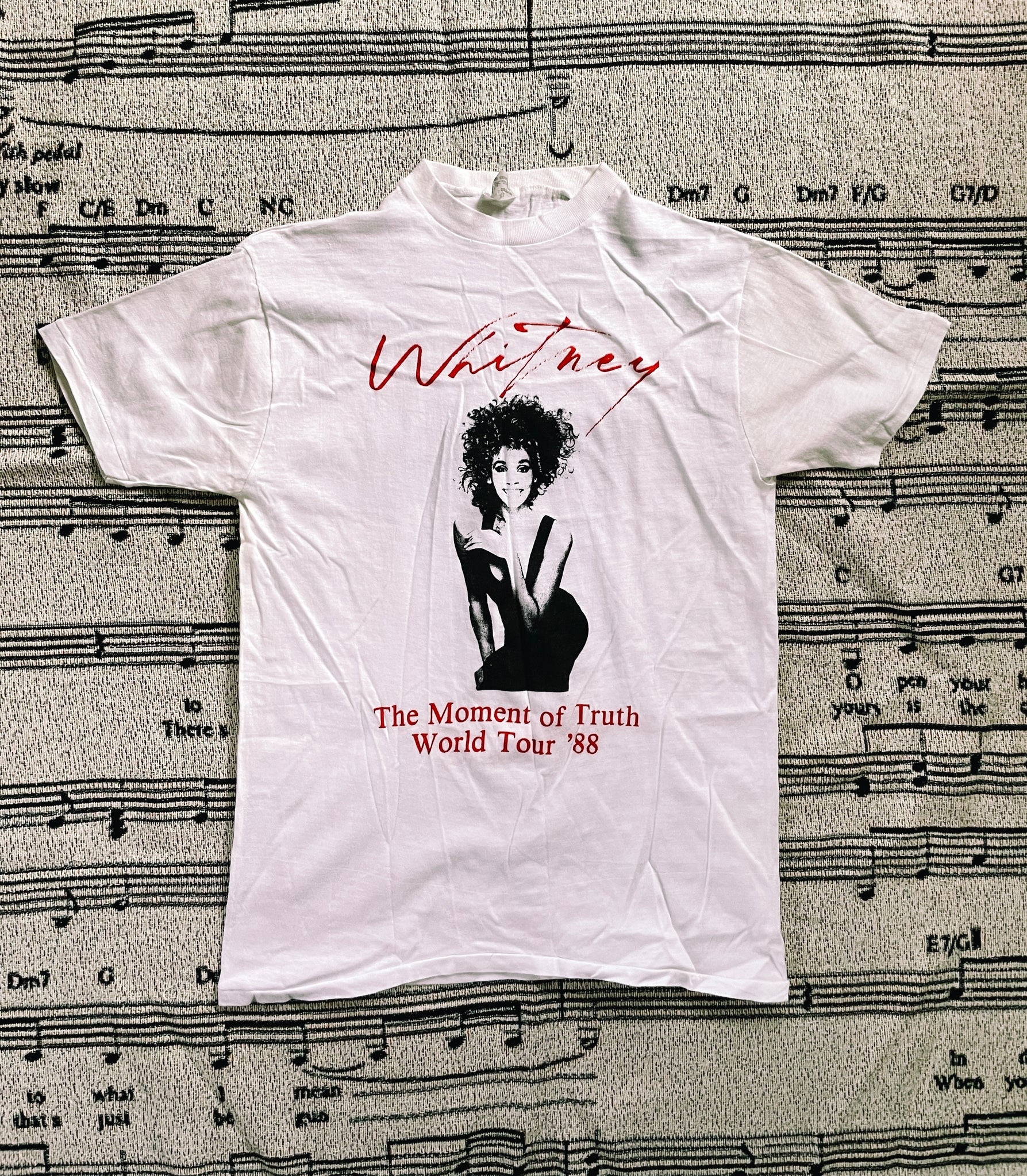 Vintage “Whitney Houston” Concert T-Shirt (1988)