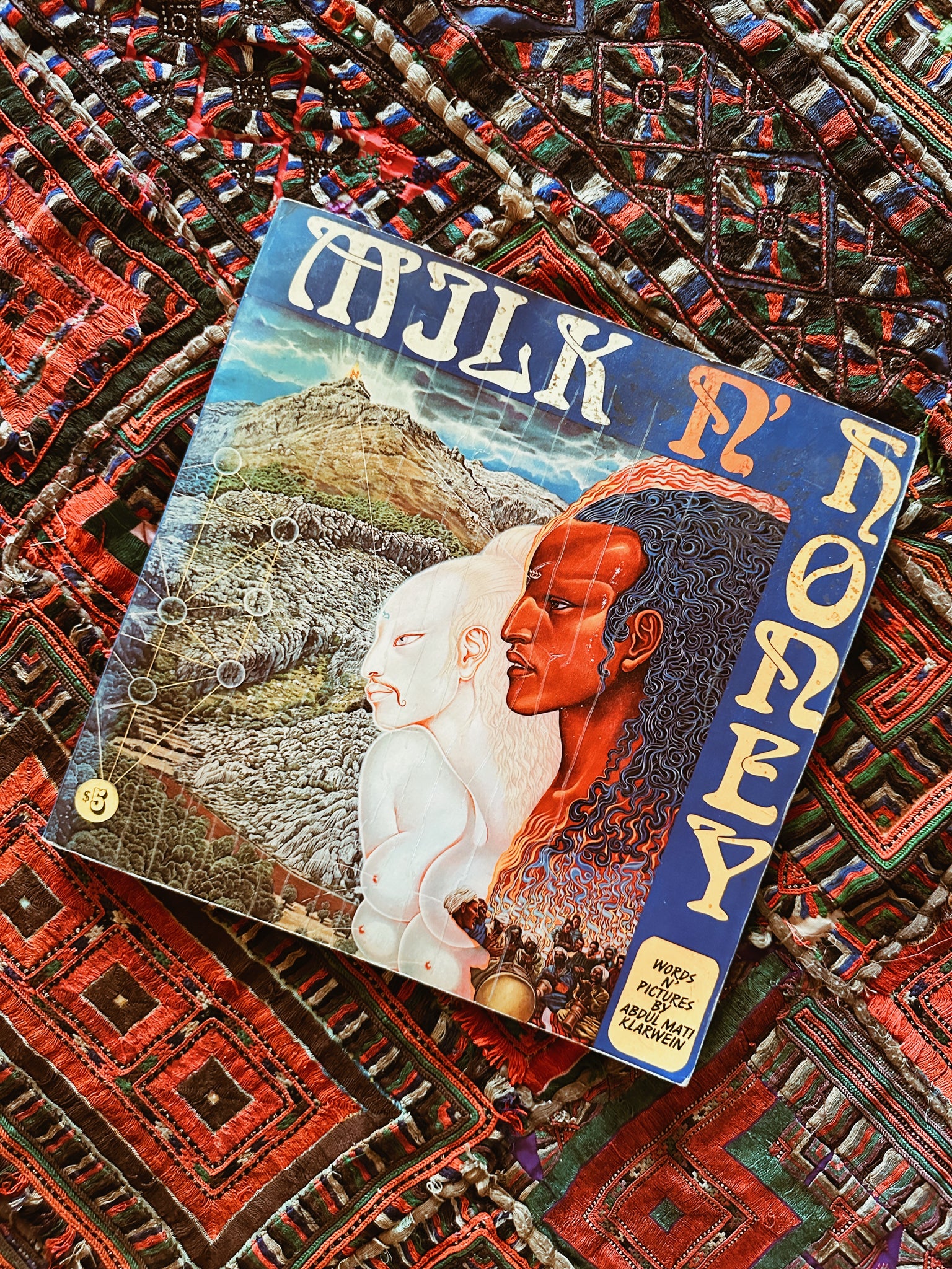 Vintage SIGNED Soft cover "Milk N’ Honey" by Abdul Mari Klarwein (1973)