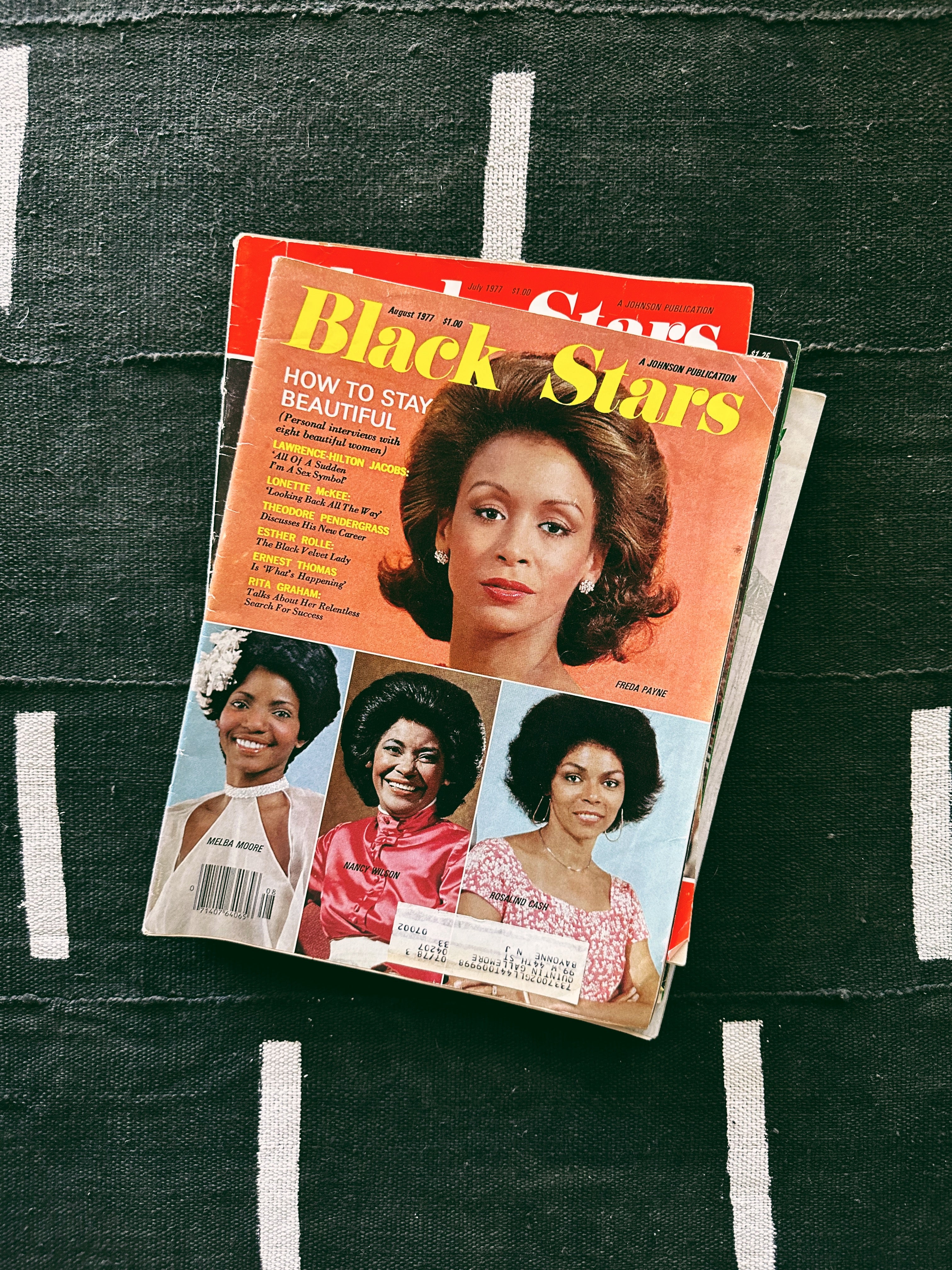 Vintage 1970’s Black Stars Magazines (Please Select)