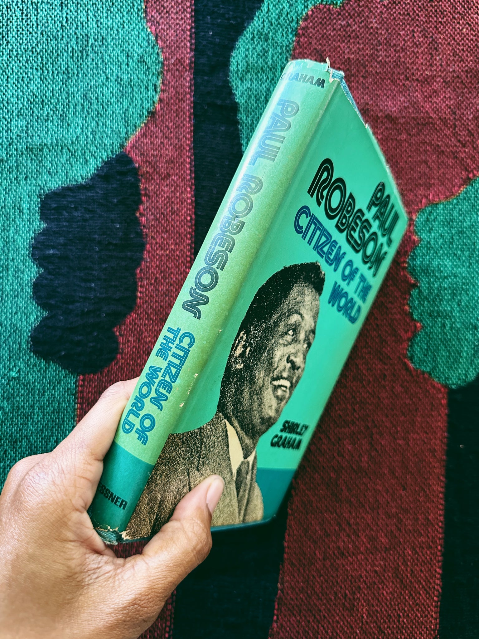 Vintage Hardcover “Paul Robeson: Citizen of The World” by Shirley Graham (1971)