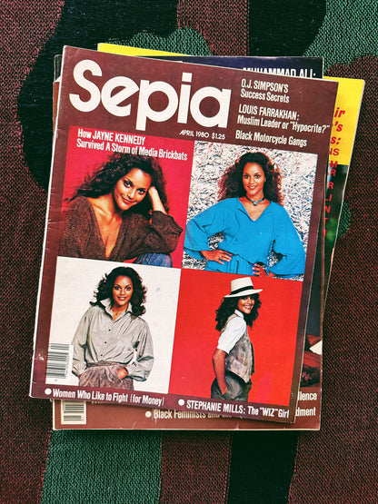 Vintage Sepia Magazine Issues (Please Select)