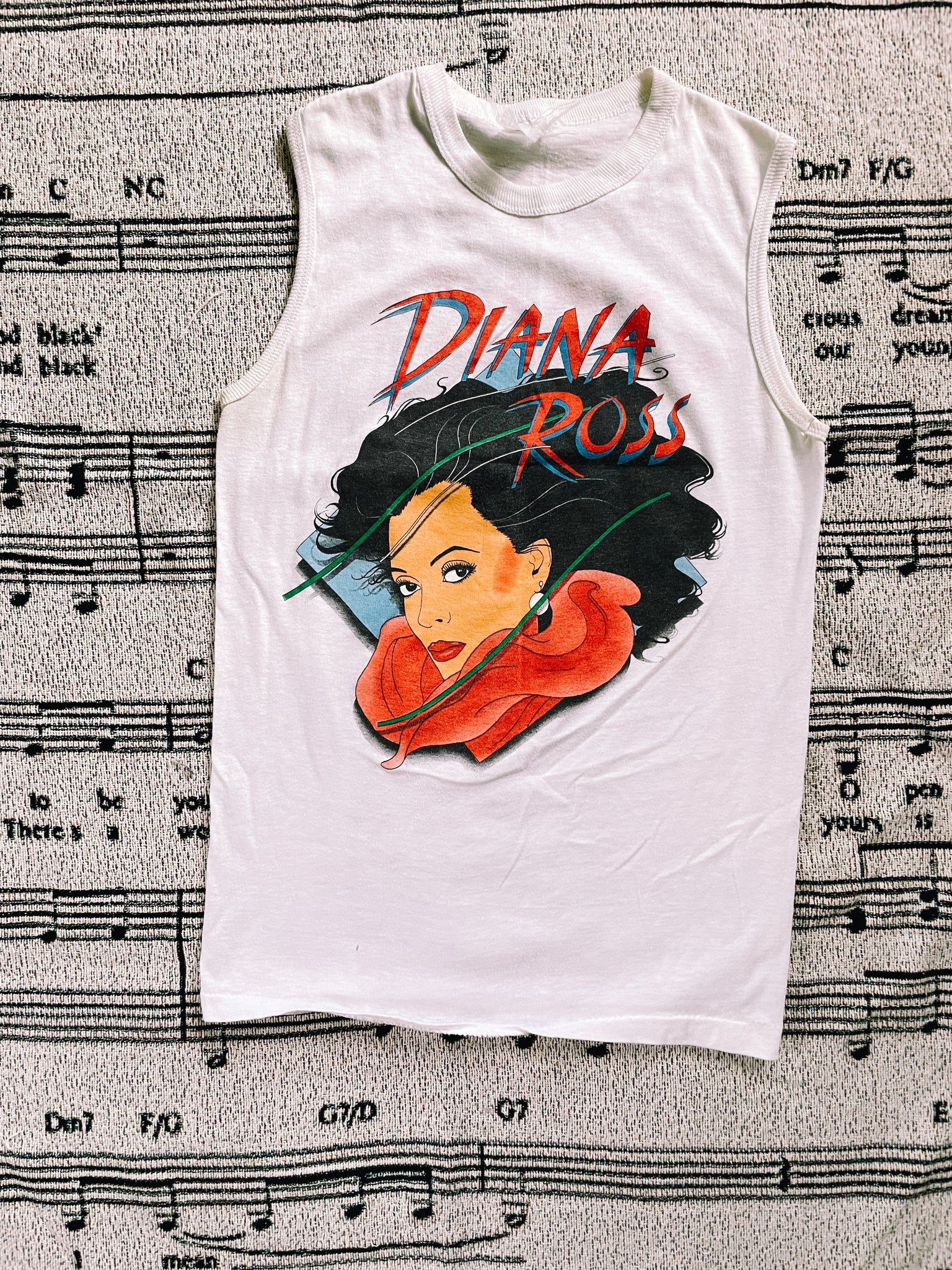 Vintage Diana Ross "For One And For All" Concert T-Shirt (1983)