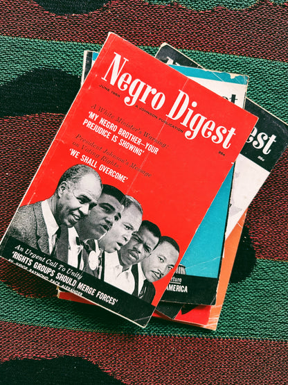 Vintage Negro Digest Magazine // Please Select